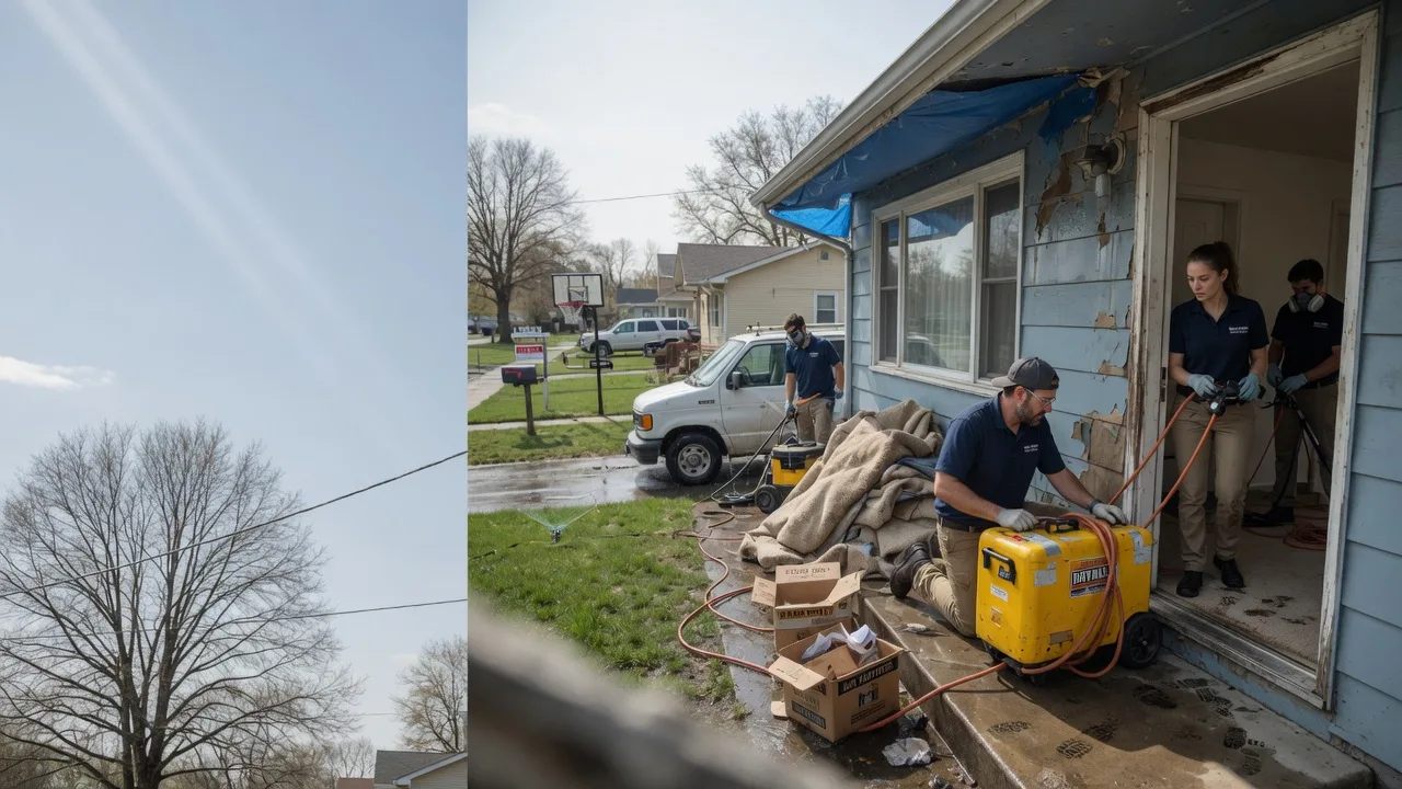 Basement Flood Cleanup in Newton, IL near me